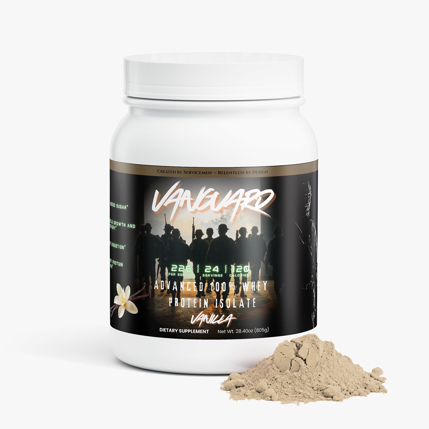 VANGUARD Whey Protein Isolate (Vanilla)