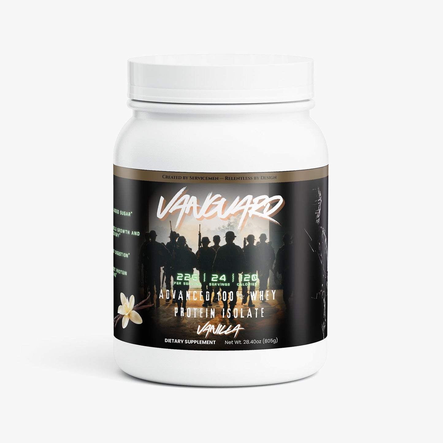 VANGUARD Whey Protein Isolate (Vanilla)