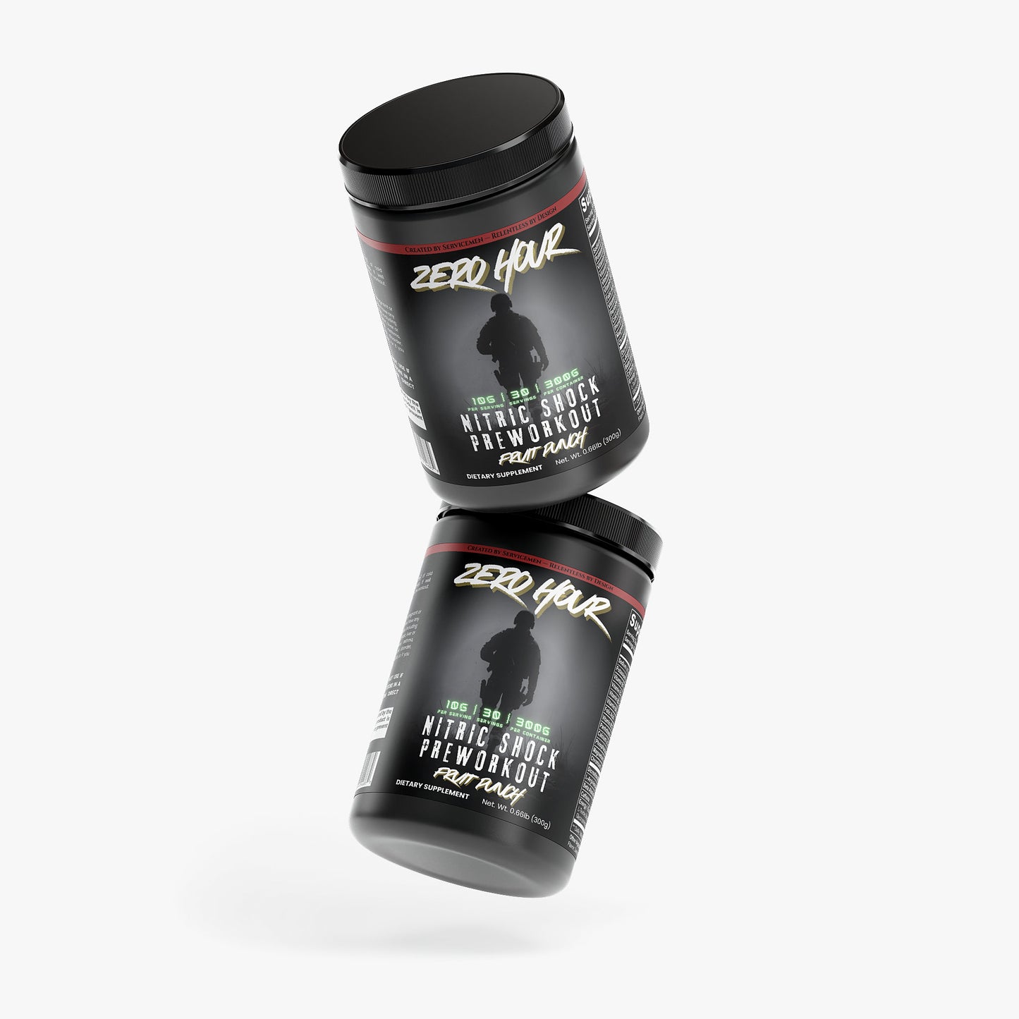 ZERO HOUR Pre-Workout Powder (Fruit Punch)