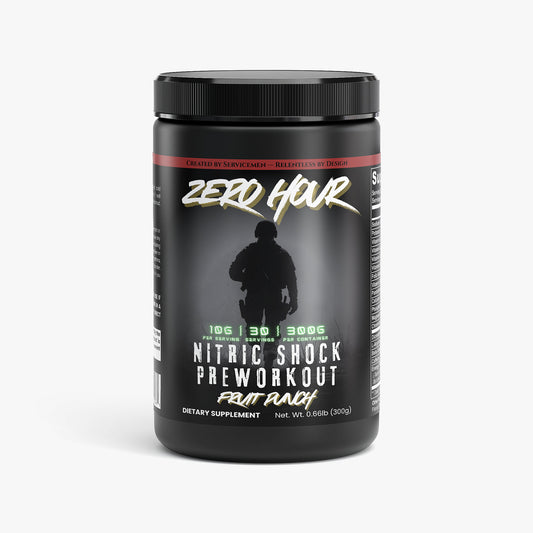 ZERO HOUR Pre-Workout Powder (Fruit Punch)