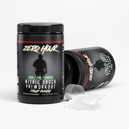 ZERO HOUR Pre-Workout Powder (Fruit Punch)