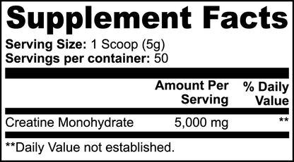 BLACKOUT Creatine Monohydrate